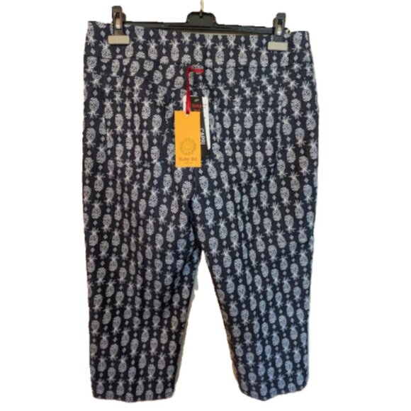 NWT Ruby Rd. (The Bay) Slimming Countour Waistband Capri Size 14 - Picture 3 of 9